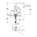 Grohe Essence Single Lever Sink Mixer - Brushed Hard Graphite (30269AL0) - thumbnail image 2