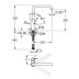 Grohe Essence Single Lever Sink Mixer - Hard Graphite (30269A00) - thumbnail image 2