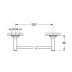 Grohe Essentials Authentic Towel Rail - Brushed Nickel (40653EN1) - thumbnail image 2
