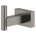 Grohe Essentials Cube Robe Hook - Brushed Hard Graphite (40511AL1) - thumbnail image 2