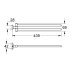 Grohe Essentials Cube Towel Bar - Brushed Hard Graphite (40624AL1) - thumbnail image 2