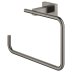 Grohe Essentials Cube Towel Ring - Brushed Hard Graphite (40510AL1) - thumbnail image 2