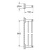 Grohe Essentials Double Towel Rail - Brushed Cool Sunrise (40802GN1) - thumbnail image 2