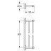 Grohe Essentials Double Towel Rail - Brushed Hard Graphite (40802AL1) - thumbnail image 2