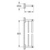 Grohe Essentials Double Towel Rail - Polsihed Nickel (40802BE1) - thumbnail image 2