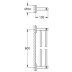 Grohe Essentials Double Towel Rail - Warm Sunset (40802DA1) - thumbnail image 2