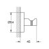 Grohe Essentials Robe Hook - Hard Graphite (40364A01) - thumbnail image 2