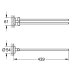Grohe Essentials Towel Bar - Pivotable - Brushed Nickel (40371EN1) - thumbnail image 2