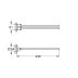 Grohe Essentials Towel Bar - Pivotable - Brushed Warm Sunset (40371DL1) - thumbnail image 2