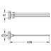 Grohe Essentials Towel Bar - Pivotable - Polished Nickel (40371BE1) - thumbnail image 2