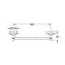 Grohe Essentials Towel Rail - 450mm - Chrome (40688001) - thumbnail image 2