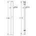 Grohe Euphoria Shower Pipe - 114cm - Chrome (48514000) - thumbnail image 2