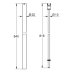 Grohe Euphoria Shower Pipe - 84cm - Chrome (48515000) - thumbnail image 2
