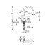 Grohe Eurostyle Cosmopolitan Single Lever Sink Mixer - Chrome (33975002) - thumbnail image 2