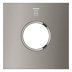 Grohe Grohtherm Aqua Tiles Exchangeable Metal Plate & Symbol - Head Shower 1 - Brushed Hard Graphite (106887AL00) - thumbnail image 2