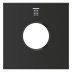 Grohe Grohtherm Aqua Tiles Exchangeable Metal Plate & Symbol - Head Shower 1 - Phantom Black (106887KF00) - thumbnail image 2