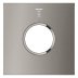 Grohe Grohtherm Aqua Tiles Exchangeable Metal Plate & Symbol - Head Shower 2 - Brushed Hard Graphite (106888AL00) - thumbnail image 2