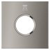 Grohe Grohtherm Aqua Tiles Exchangeable Metal Plate & Symbol - Head Shower 3 - Brushed Hard Graphite (106889AL00) - thumbnail image 2