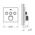 Grohe GrohTherm SmartControl Thermostat For Concecealed Installation - Chrome (29126000) - thumbnail image 2