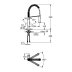 Grohe K7 Single Lever Sink Mixer - 1/2″ - Chrome (31379000) - thumbnail image 2