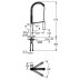 Grohe K7 Single Lever Sink Mixer - 1/2″ Supersteel (32950DC0) - thumbnail image 2