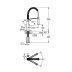 Grohe K7 Single Lever Sink Mixer - Hard Graphite (31379A00) - thumbnail image 2
