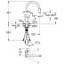 Grohe Quickfix Get Kitchen Tap With Pull Out Mousseur - Chrome (31484001) - thumbnail image 2