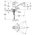 Grohe Quickfix Get Single Lever Sink Mixer Tap - Chrome (32891000) - thumbnail image 2