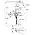 Grohe Quickfix Start Edge Single Lever Sink Mixer Tap - Chrome (31866000) - thumbnail image 2