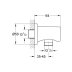 Grohe Rainshower 1/2" Shower Outlet Elbow - Chrome (27057000) - thumbnail image 2