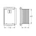Grohe Rapid SL Revision Shaft For Small Flush Plates - Rectangle (40950000) - thumbnail image 2