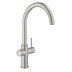 Grohe Red Duo Kitchen Tap and Large Size Boiler - C Spout - Supersteel (30328DC1) - thumbnail image 2