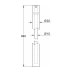 Grohe shorter riser tube 84cm long (48054000) - thumbnail image 2