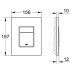 Grohe Skate Cosmopolitan Flush Plate - Warm Sunset (38732DA0) - thumbnail image 2