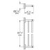 Grohe Start Double Towel Rail 600mm - Chrome (41203000) - thumbnail image 2