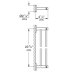 Grohe Start Double Towel Rail 600mm - Supersteel (41203DC0) - thumbnail image 2