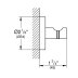 Grohe Start Robe Hook - Supersteel (41173DC0) - thumbnail image 2
