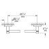 Grohe Start Towel Rail 600mm - Supersteel (41178DC0) - thumbnail image 2