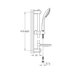 Grohe Euphoria Massage fittings kit - Chrome (27231000) - thumbnail image 2