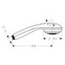 Hansgrohe Crometta 85 1 spray Ecosmart shower head (28606000) - thumbnail image 2