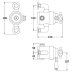 Hudson Reed Exposed Dual Shower Valve - Valve Only (TSVT104) - thumbnail image 2