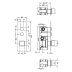 Hudson Reed Ignite Square Two Outlet Push Button Thermostatic Shower Mixer Valve Only - Chrome (CPB3311) - thumbnail image 2