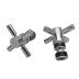 Hudson Reed Tec cross heads (pair) - chrome (SP350) - thumbnail image 2