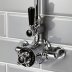 Hudson Reed Topaz Black Twin Exposed Thermostatic Shower Mixer Valve Only (BTSVT101) - thumbnail image 2