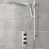 Hudson Reed Ultra Thin Fixed Shower Head - Chrome (HEAD47) - thumbnail image 2