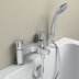 Ideal Standard Ceraflex two taphole deck mounted dual control bath shower mixer (B1823AA) - thumbnail image 2