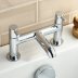 Ideal Standard Ceraline two taphole dual control bath filler (BC188AA) - thumbnail image 2