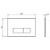 Ideal Standard Oleas M2 Mechanical Dual Flush Plate - White (R0121AC) - thumbnail image 2