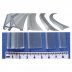 Ideal Standard universal bath screen carrier and flap seal set - 1m (LV68967) - thumbnail image 2