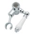 iflo Kidlington Shower Head Holder - Chrome (485432) - thumbnail image 2
